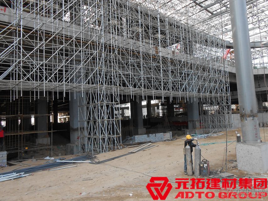 租賃的盤扣式腳手架搭建效率怎么樣？